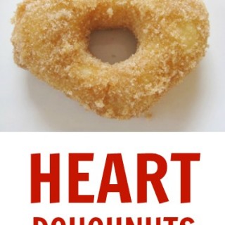 Heart Shaped Donuts for Valentines Day
