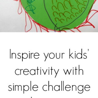 Inspire your kids creativity with challenge drawing activities and papers