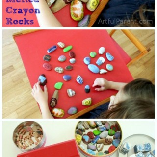 Creative Play Activities with Melted Crayon Rocks