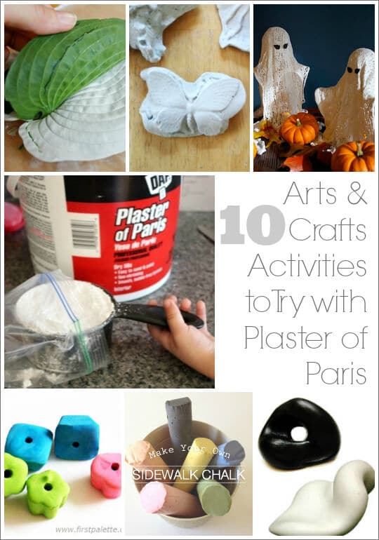 easy kids plaster of paris crafts