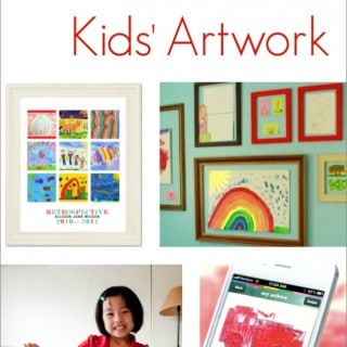 21 Ways to Display Kids Artwork - Great ideas for modern families!