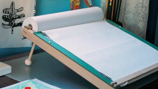 A Slanted Kids Drawing Table