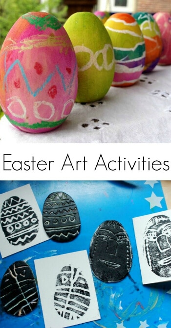 2 Easter Art Activities for Kids - Easy and Beautiful!