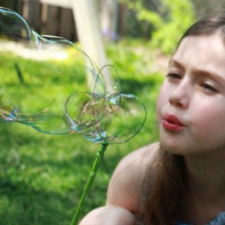 How to Make Homemade Bubbles with Kids