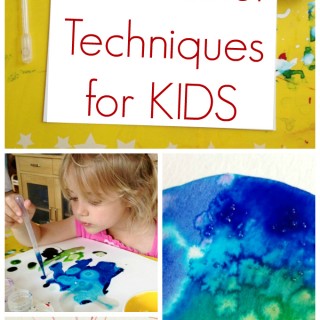 Watercolor Techniques for Kids - Experimenting with Different Techniques