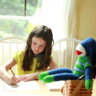 Figure Drawing with Kids using an online drawing class