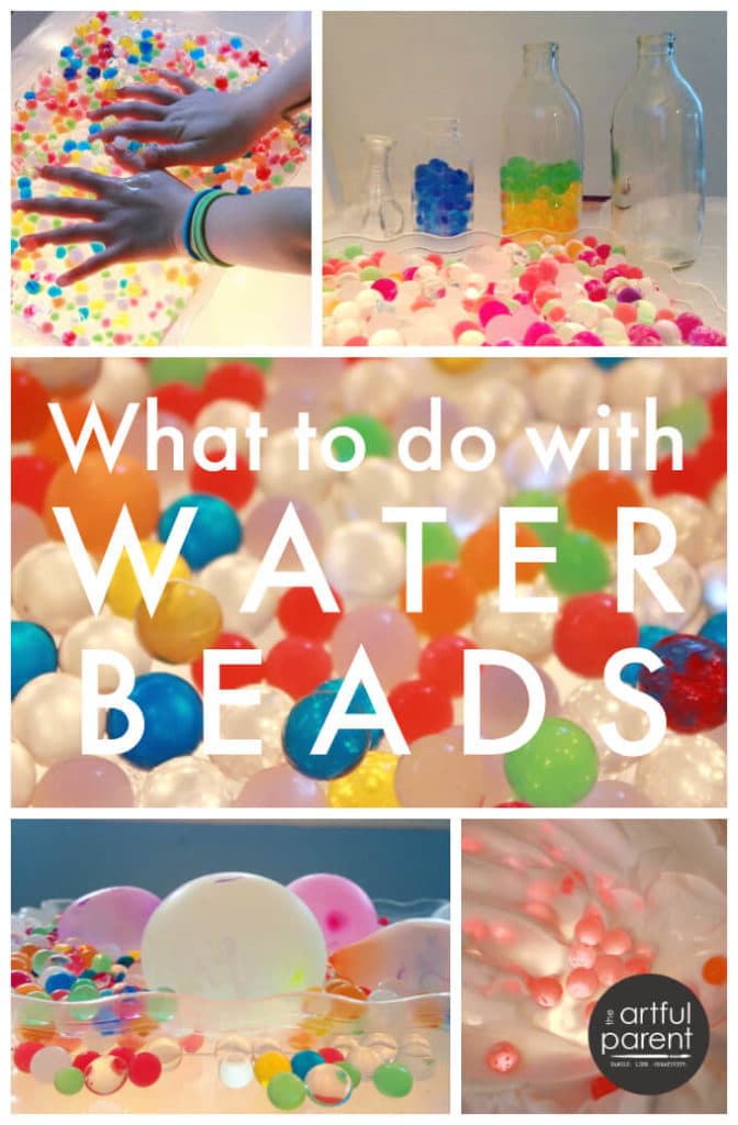 What to do with Water Beads Lots of Ideas for Sensory Play and Learning