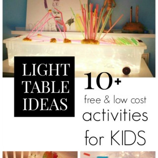 Great Light Table Activities for Kids