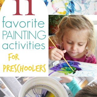 Great list of the best painting activities for preschoolers!