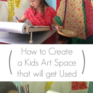 How to Create a Kids Art Space that will get Used