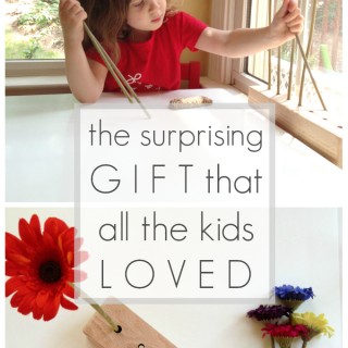 Flowers and awesome wooden toys for kids by Mama May I