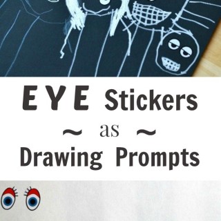Drawing Prompts for Kids with Eye Stickers