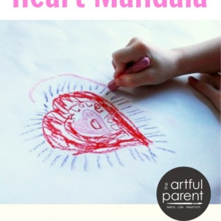 Valentines Day Art Activity for Kids and Families - Interactive Heart Mandalas