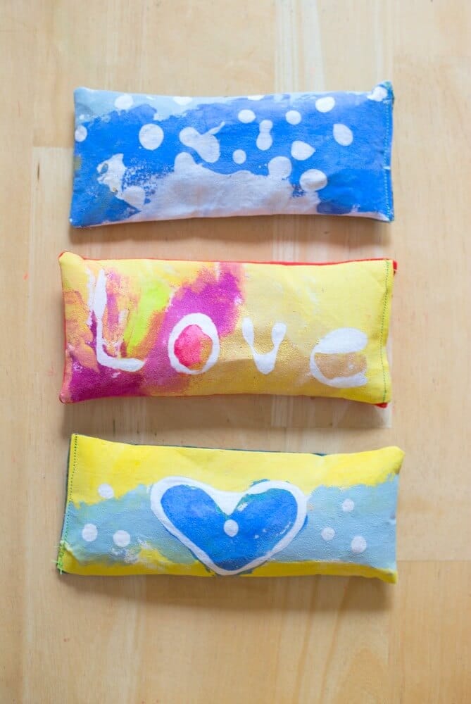 How to make lavender eye pillows