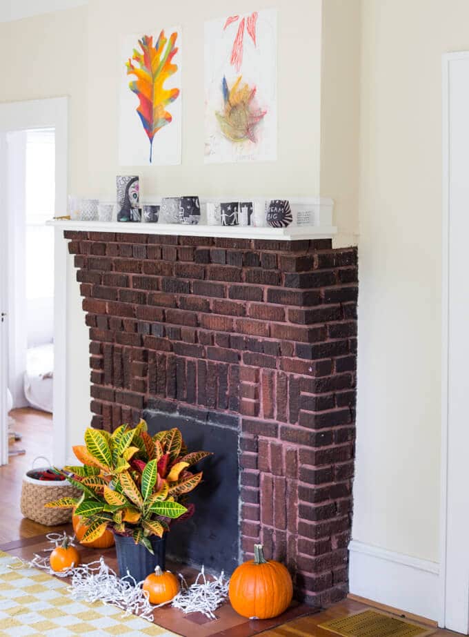 Autumn Leaf Art with Chalk Pastels