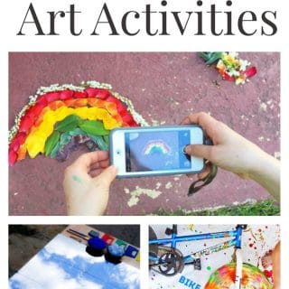 21 Outdoor Art Ideas for Kids