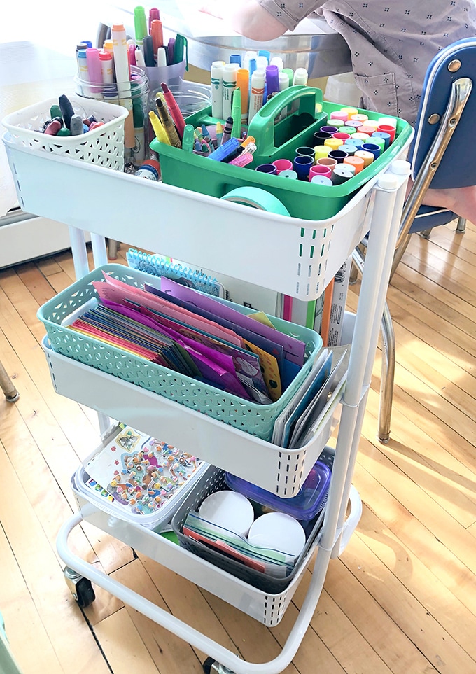 How to Organize Art Supplies for Kids - The Artful Parent