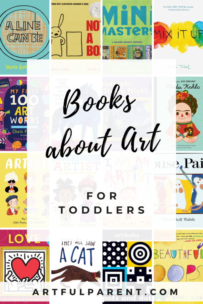 toddler art books pin