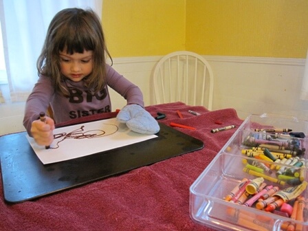 Melting Crayon Art