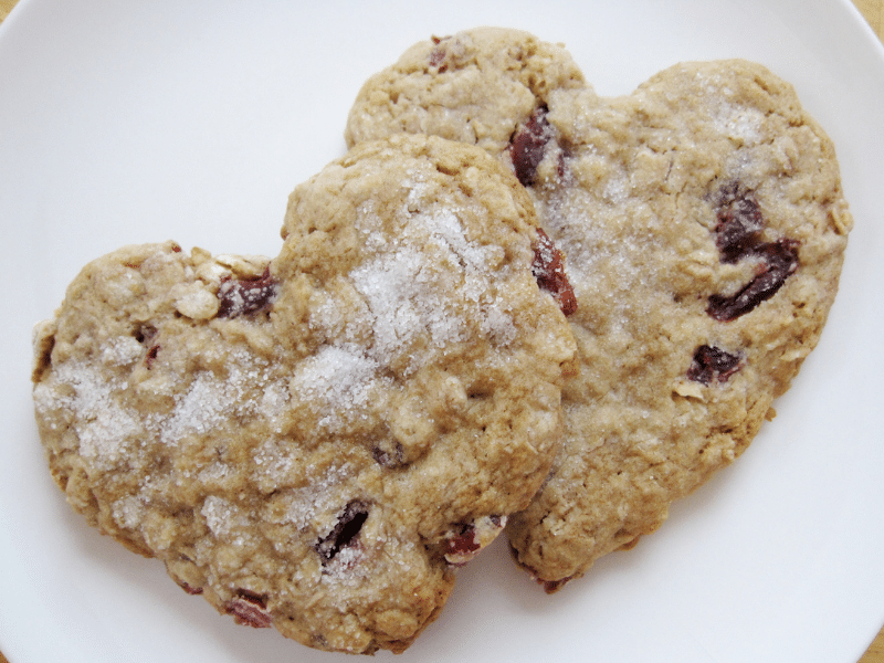 heart shaped cookies featured