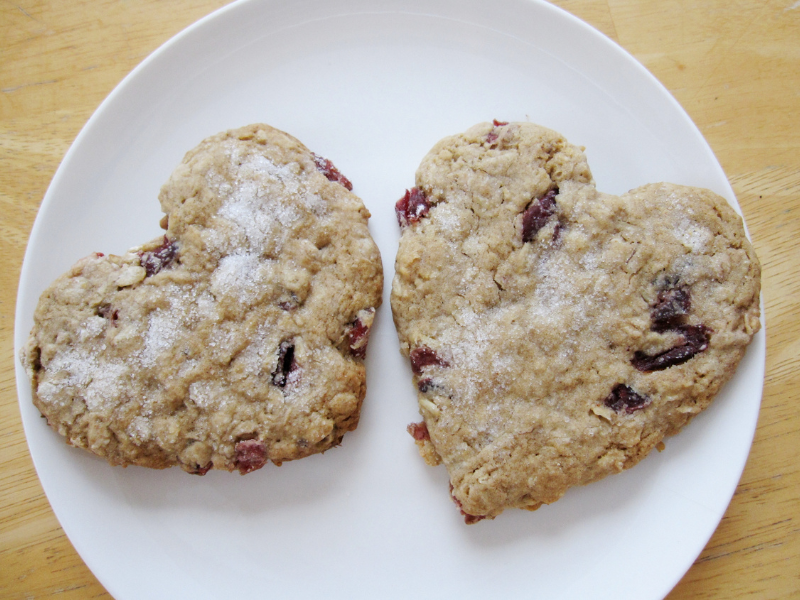 heart shaped cookies