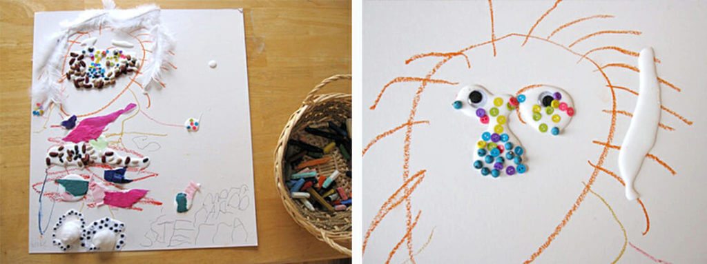 How to Make Mixed Media Collage Art With Your Kids