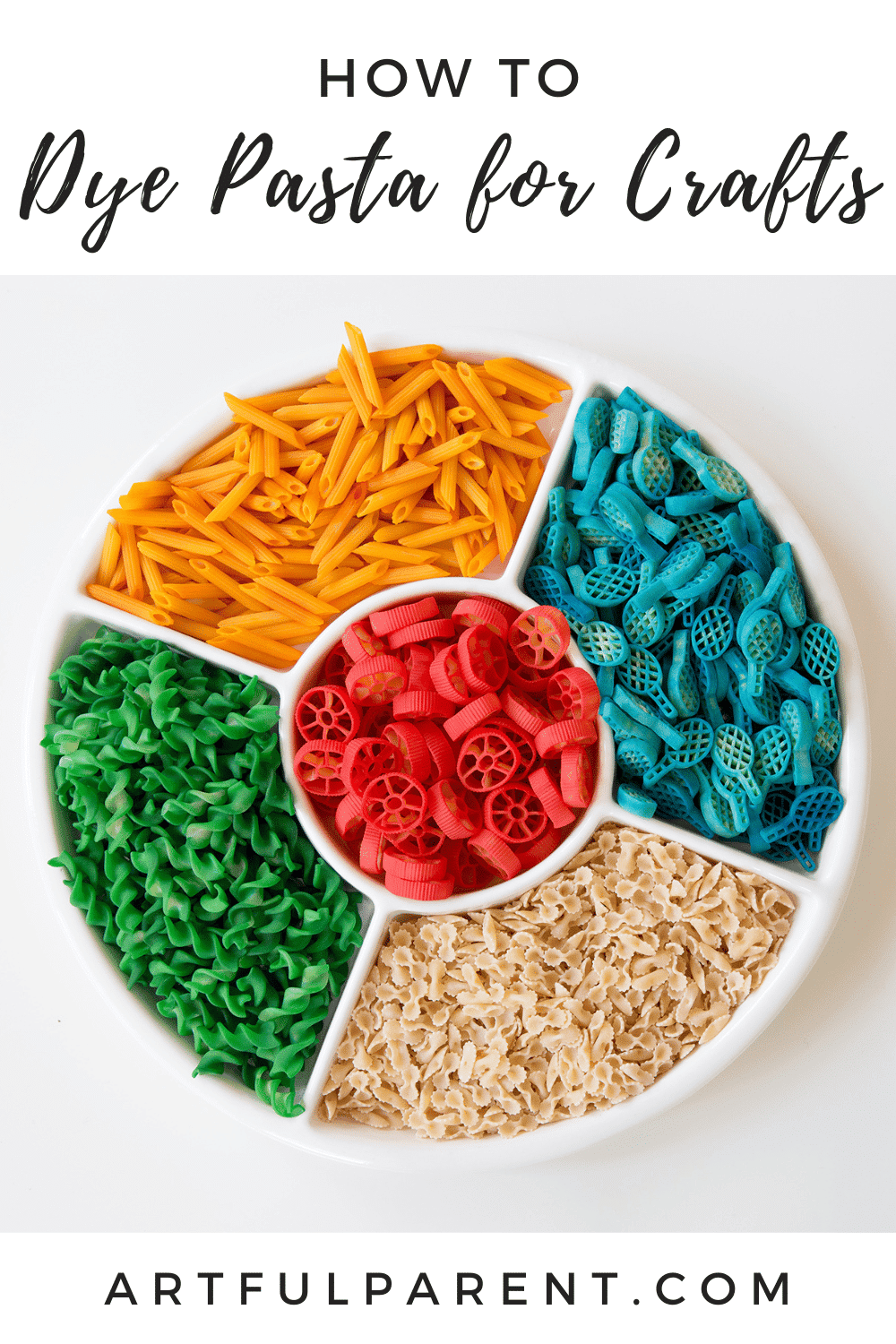 How to Dye Pasta for Crafts