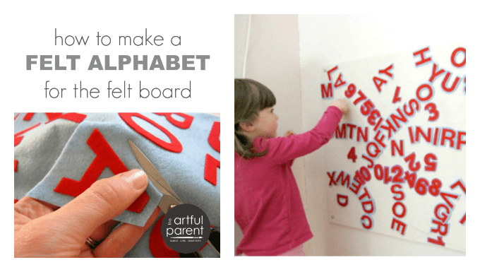 How to Make a Felt Alphabet