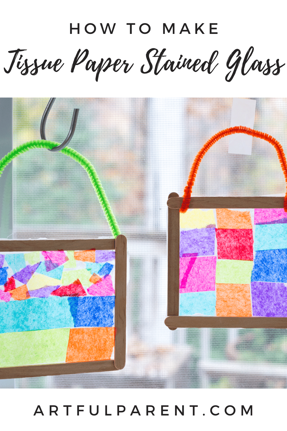 How to Make Tissue Paper Stained Glass