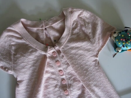 Comfy child's nightgown from adult t-shirt