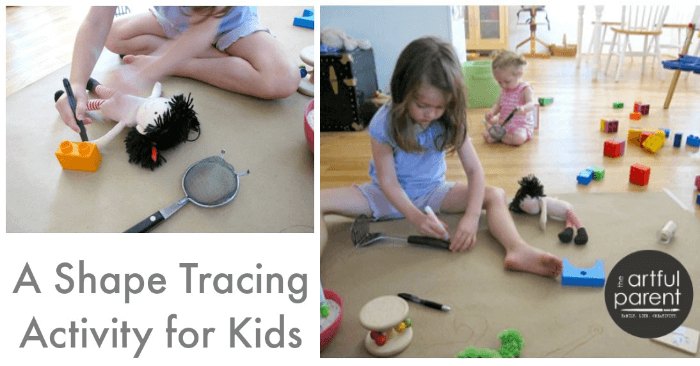 Shape Tracing Drawing Activity for Kids