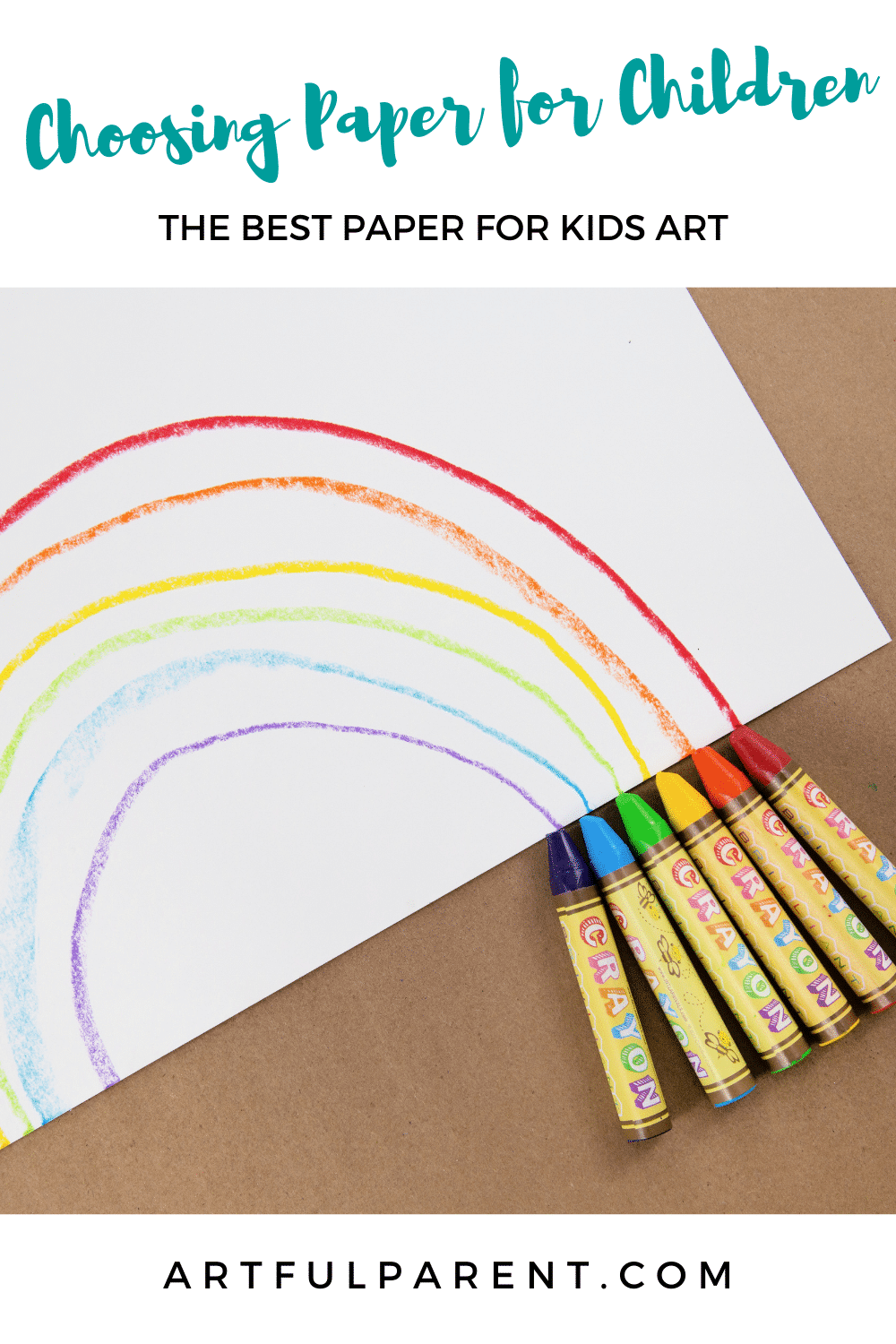 choosing paper for kids art pinterest
