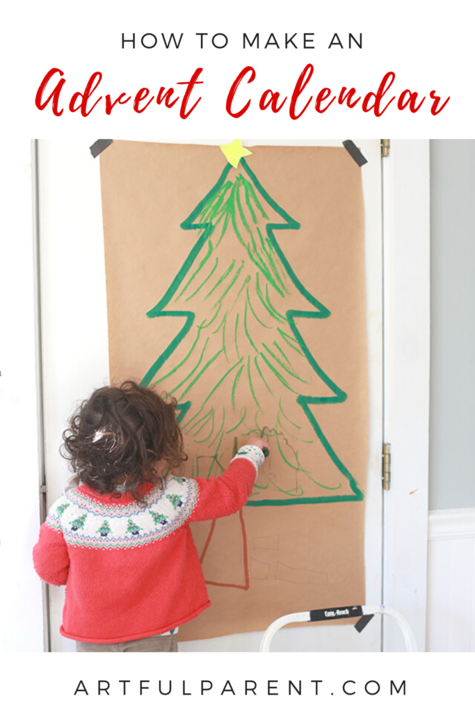 how to make an advent calendar for kids_pin