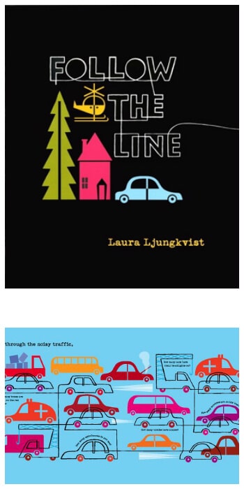 Follow the Line Book by Laura Ljungkvist