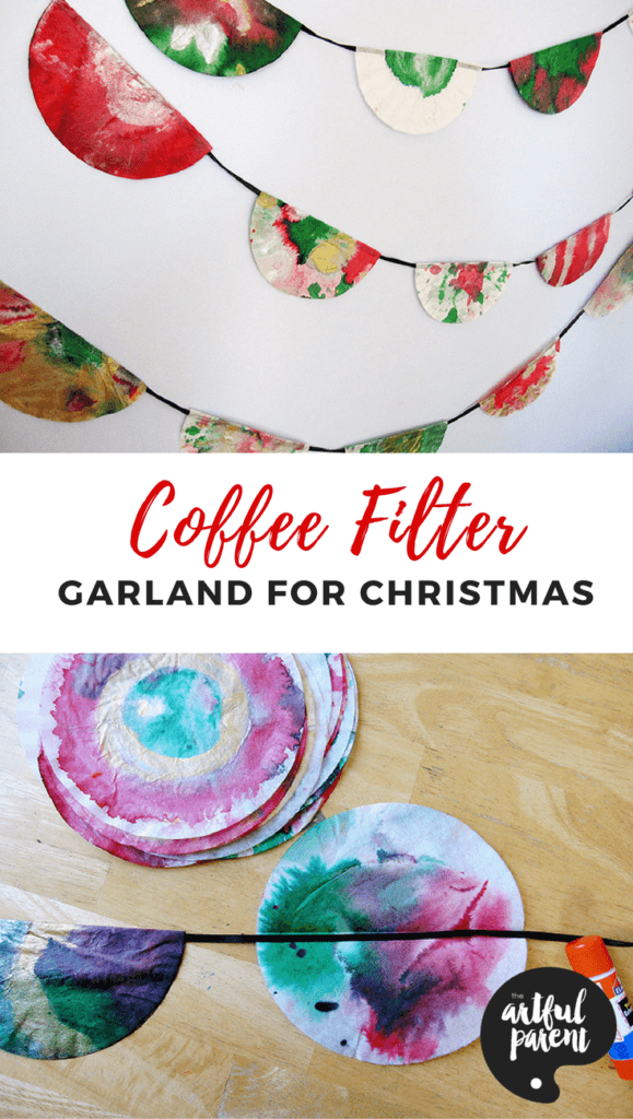 Christmas Coffee Filter Garland