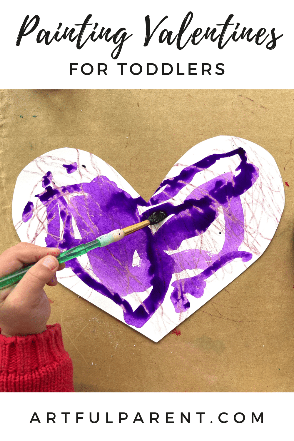 painting valentines pinterest