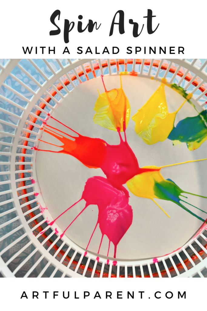 How to Do Spin Art with a Salad Spinner