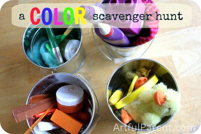 Color Scavenger Hunt for Kids