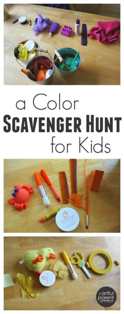 A Color Scavenger Hunt for Kids - A Color Recognition Activity
