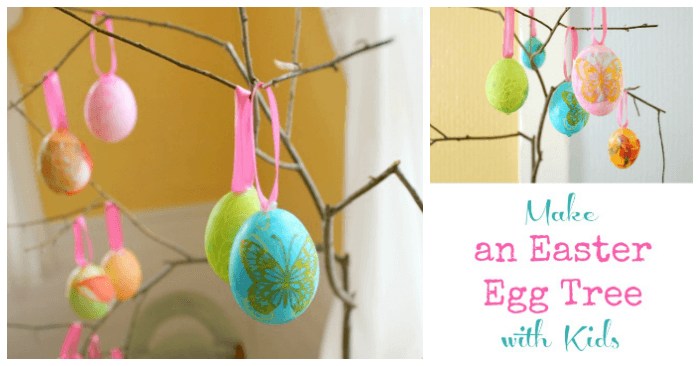 How to Make an Easter Egg Tree with Kids