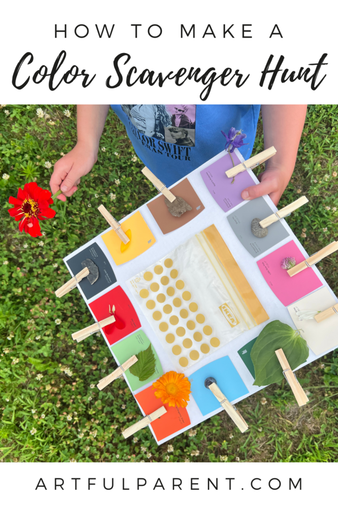 How to Make a Color Scavenger Hunt for Kids