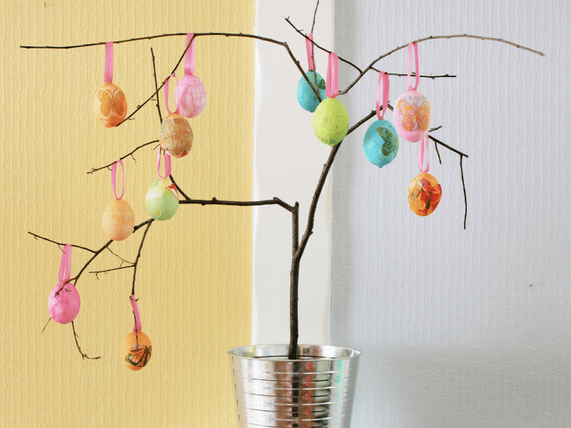 How to Make an Easter Egg Tree
