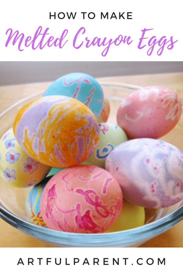 How to Make Melted Crayon Eggs for Easter