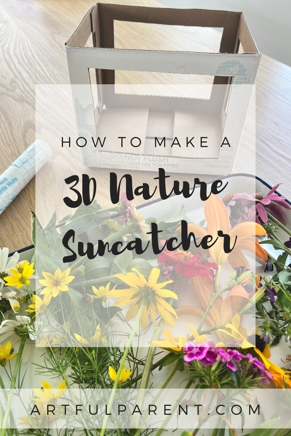 How to Make A 3D Nature Suncatcher