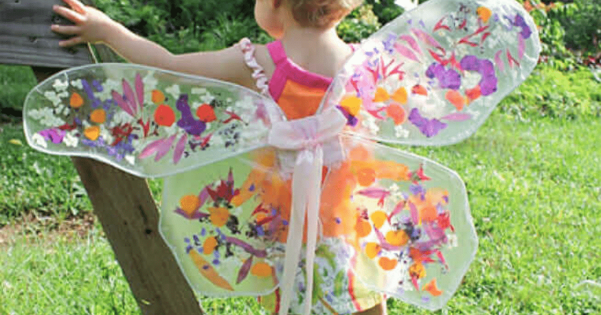 How To Make Diy Fairy Wings For Kids