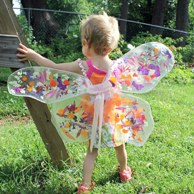 Childrens fairy wings - Magical Upcycled Fairy Wings