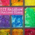 Welcome Spring with a Stained Glass Spring Art Project for Kids