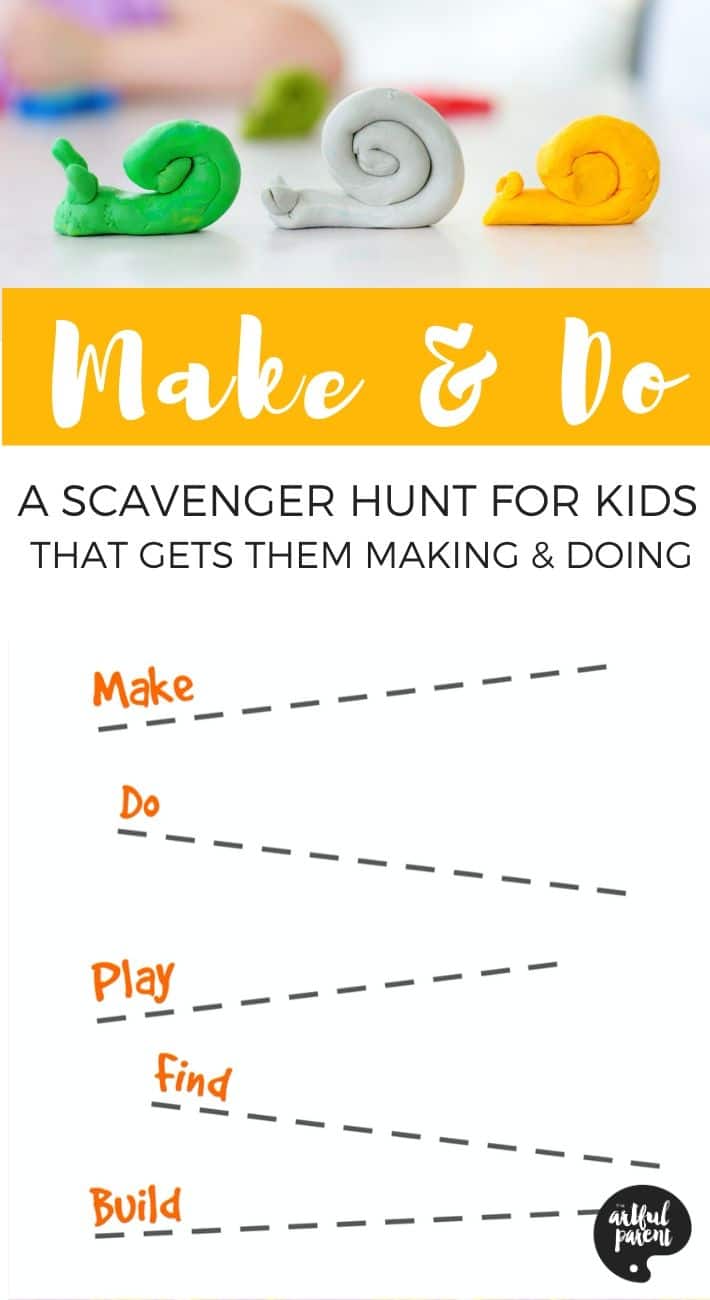 Make & Do Scavenger Hunt for Kids