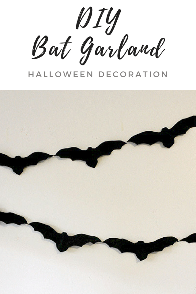 This DIY Bat Garland Is The Perfect Halloween Decoration
