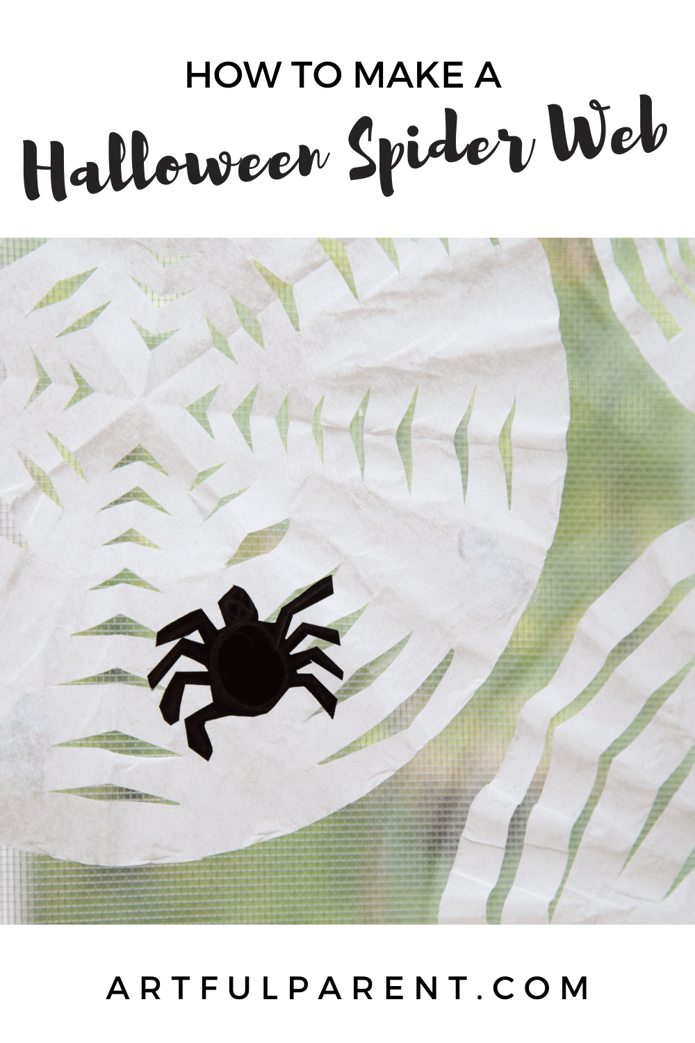 How to Make A Spider Web Craft with Coffee Filters